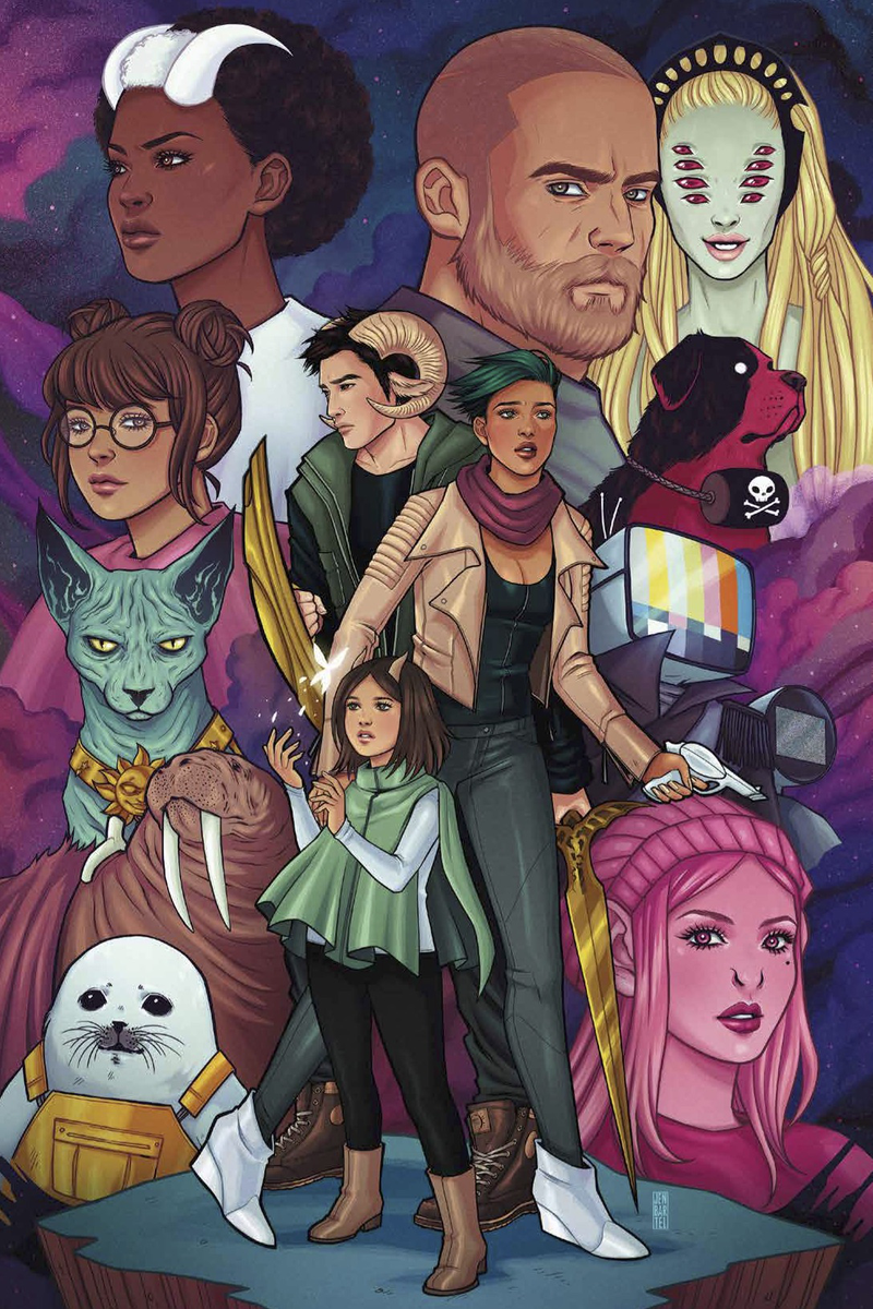 Illustration for article titled Celebrate the Arrival of the Next Saga Collection With Jen Bartel's Gorgeous Pinup Art
